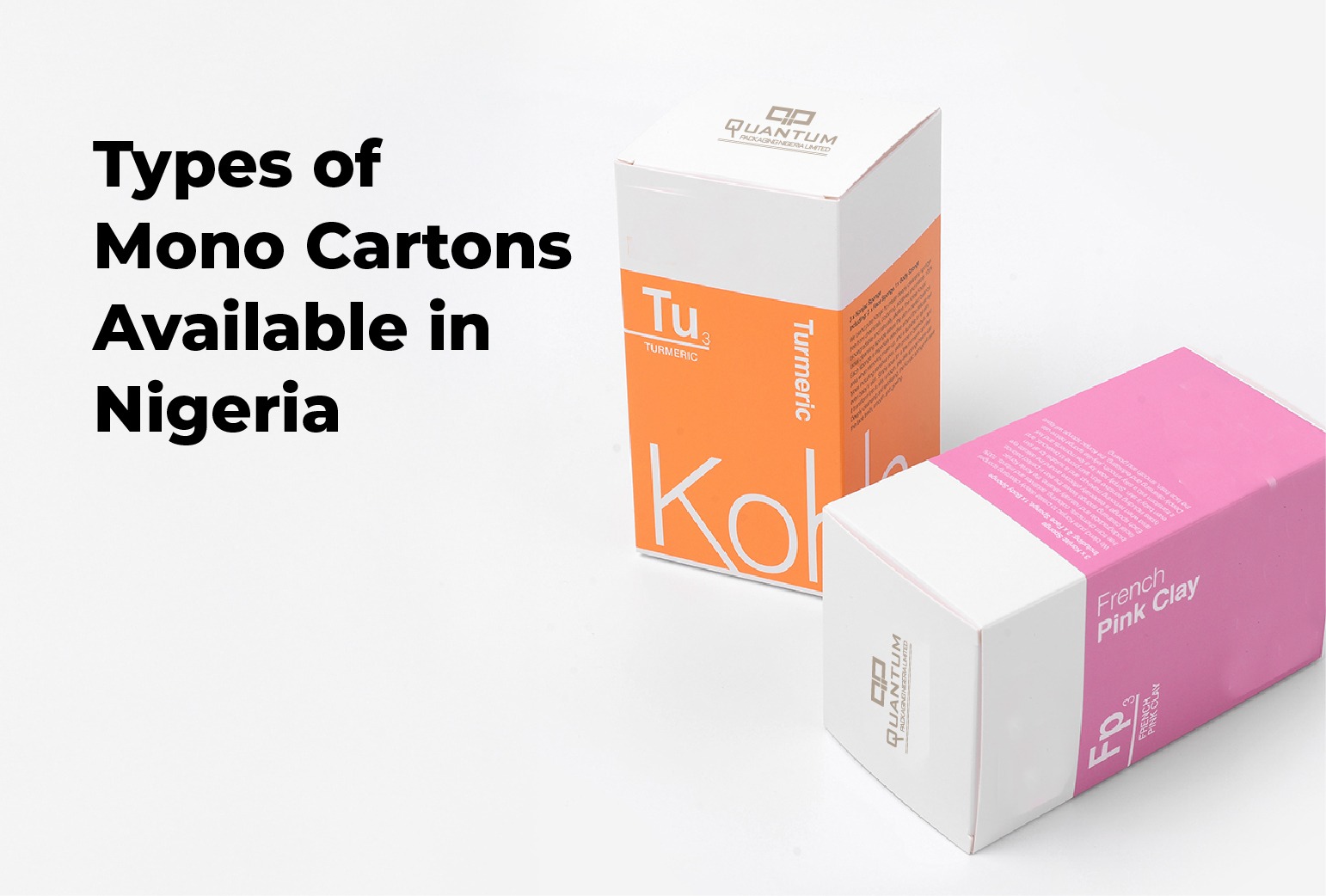 Mono Carton Box Manufacturer in Lagos